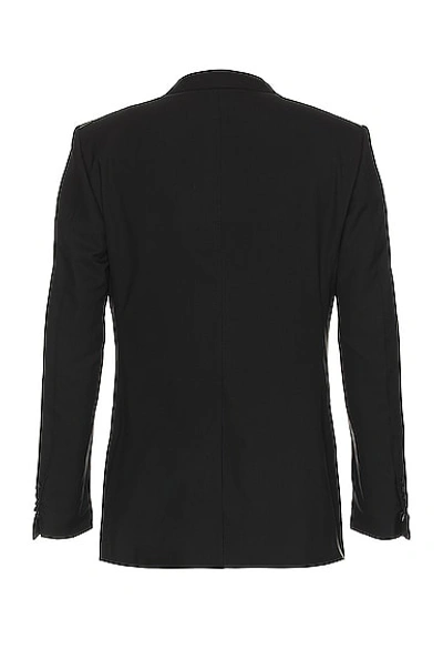 Shop Tom Ford Super 120's Plain Weave Shelton Evening Suit In Black