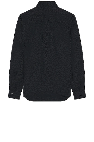 Shop Tom Ford Fluid Fit Leisure Shirt In Black