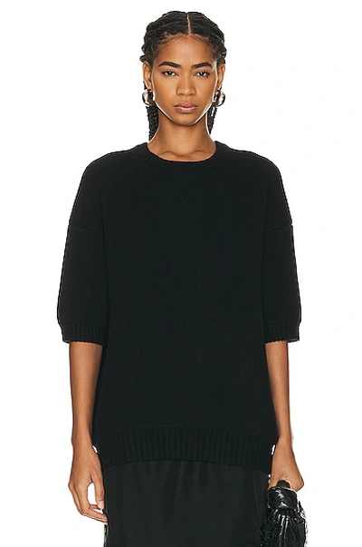Shop Khaite Nere Cashmere Sweater In Black