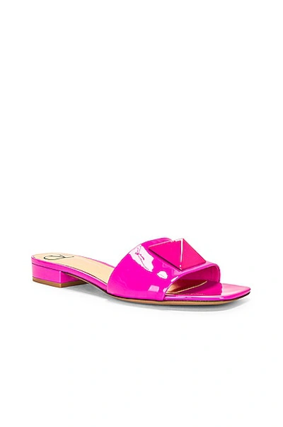 Shop Valentino One Stud Mule Sandal In Pink