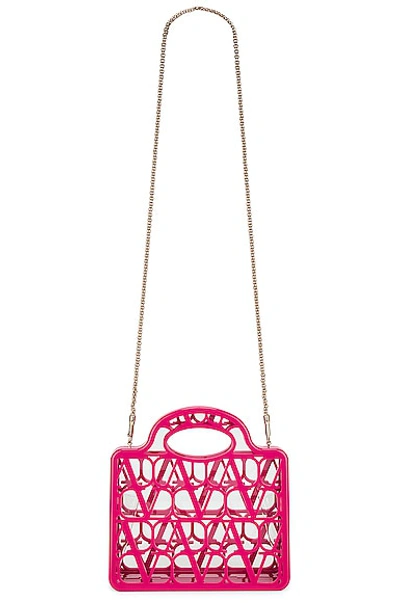 Shop Valentino Mini Le Troisieme Tote Bag In Pink