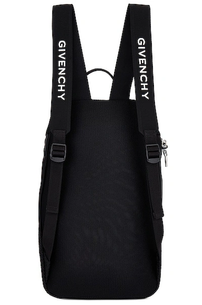 Shop Givenchy G-trek Backpack In Black & White