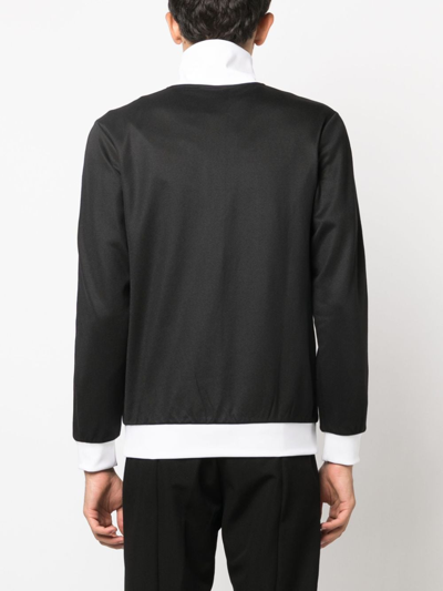 Shop Adidas Originals Beckenbauer Adicolor Classic Zip-up Sweatshirt In Black