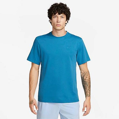 Shop Nike Men's Dri-fit Primary Versatile Top In Industrial Blue/industrial Blue