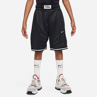 Shop Nike Kids' Culture Of Basketball Dna Reversible Basketball Shorts In Black/light Smoke Grey/white