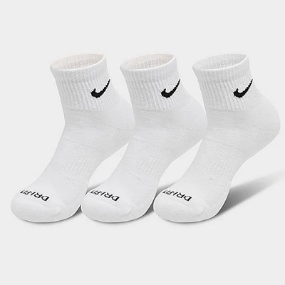 Nike Everyday Plus Cushioned Training Ankle Socks (3-pack) Size Medium  Cotton/polyester/spandex In Multi | ModeSens