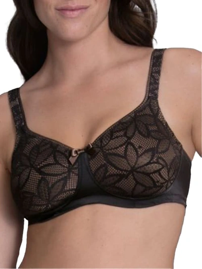 Shop Anita Selena Mastectomy Wire-free Lace Bra In Black