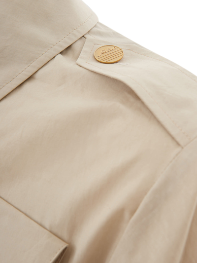 Shop Sealup Beige Cotton Saharan Belted Women's Jacket