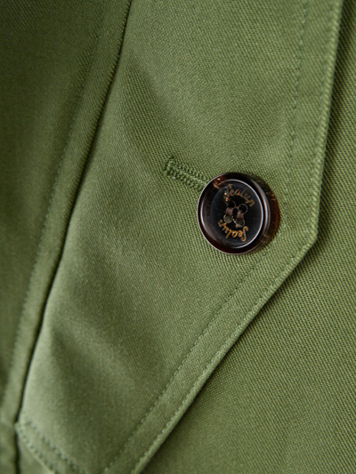 Shop Sealup Green Single Breast Men's Jacket