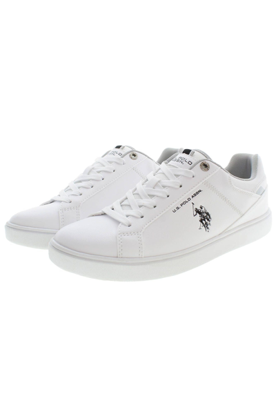 Shop U.s. Polo Assn . White Polyester Men's Sneaker