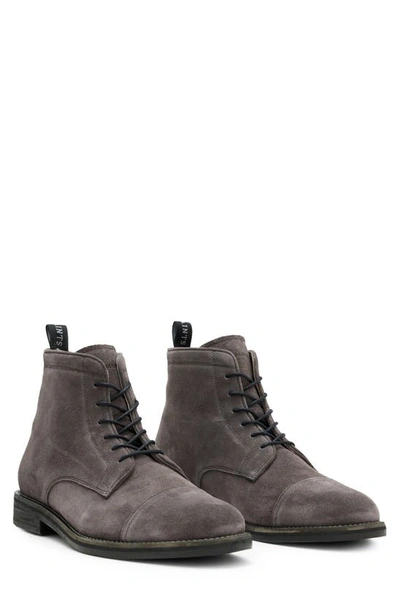 Allsaints Harland Lace-up Suede Desert Boots In Charcoal Grey | ModeSens