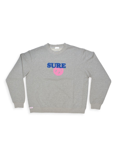 Shop Iscream Little Girl's, Girl's & Adult's Smiley Sure Crewneck Sweatshirt In Neutral