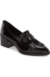 Black Crinkle Patent Leather