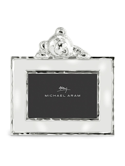 Shop Michael Aram Flights Of Fancy Teddy 2'' X 3'' Frame In Silver