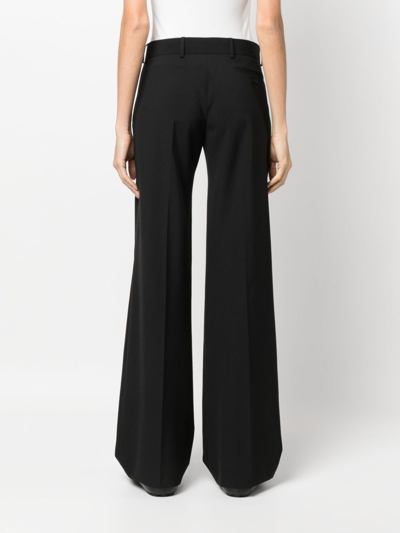 Quira Mid-rise Wide-leg Tailored Trousers In Black
