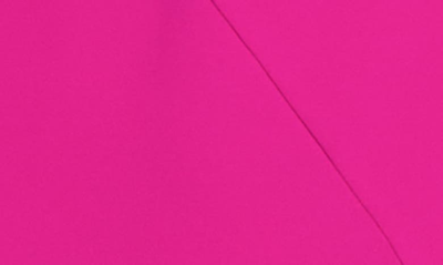 Shop Amanda Uprichard Glenna Ruffle Puff Sleeve Dress In Dark Hot Pink