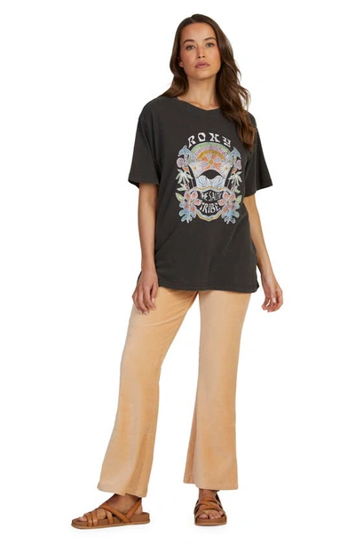 Shop Roxy To The Sun Graphic T-shirt In Anthracite