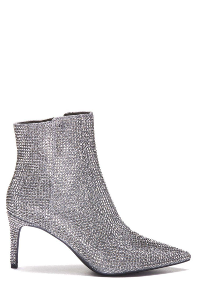Shop Michael Kors Alina Flex Boots In Anthracite