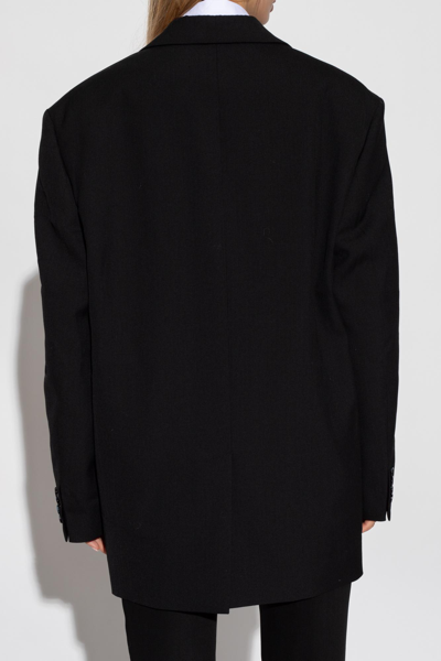 Shop Acne Studios Oversize Blazer In 900 Black
