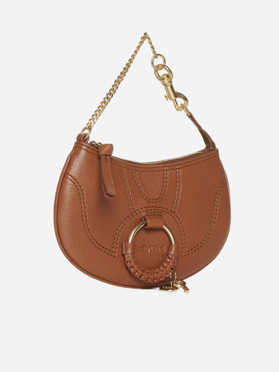 Shop See By Chloé Hana Leather Shoulder Bag In Caramello