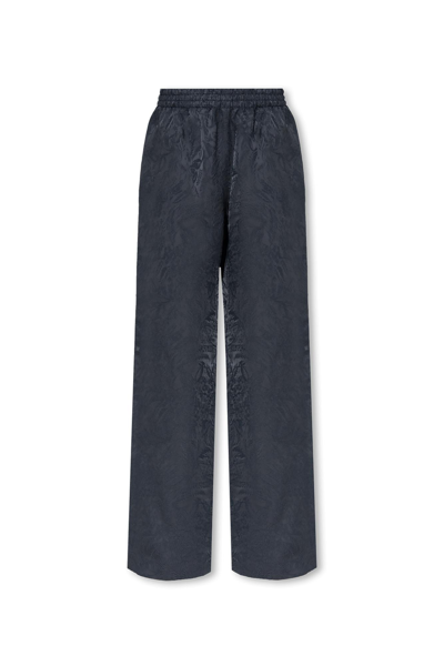 Shop Golden Goose Jacquard Trousers In Ombre Blue