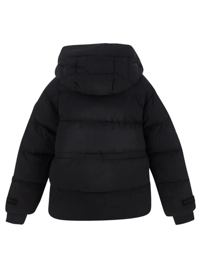 Shop Woolrich Matt Stretch Puffer Jacket In Black