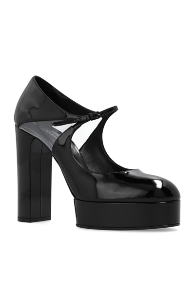 Shop Casadei Betty Platform Shoes In Black