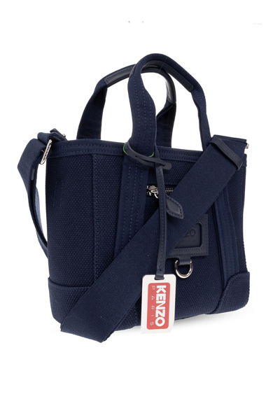Shop Kenzo Paris Mini Shoulder Bag In Blue