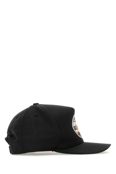 Shop Rhude Black Cotton Baseball Cap