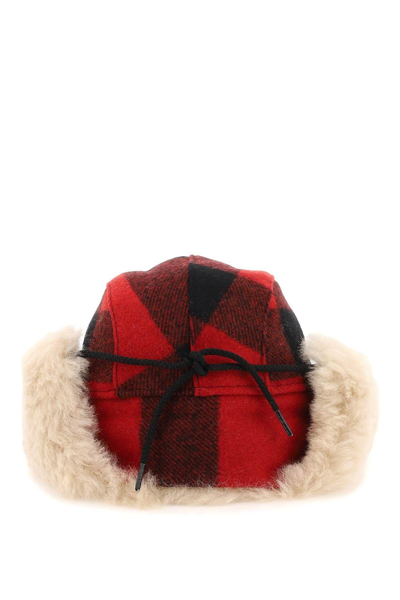 Shop Filson Double Mackinaw Wool Cap In Red