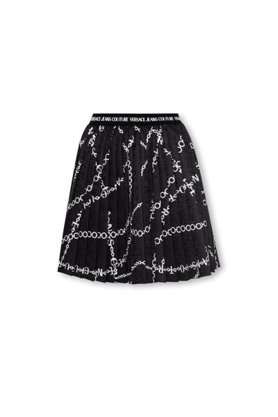Shop Versace Jeans Couture Pleated Skirt