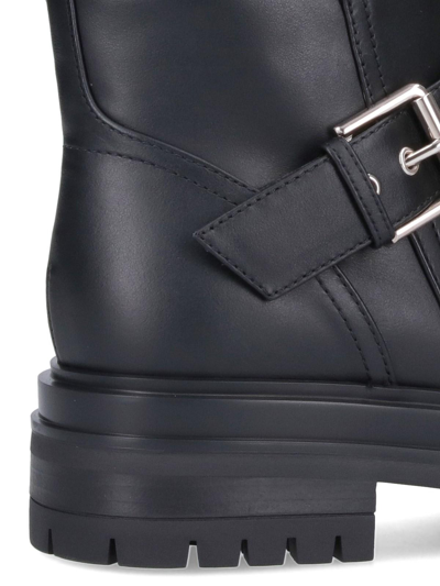 Shop Gianvito Rossi Thiago Boots In Calf Black
