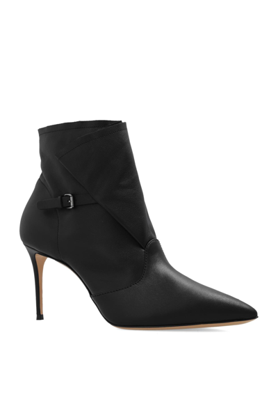 Shop Casadei Julia Kate Heeled Ankle Boots In Black