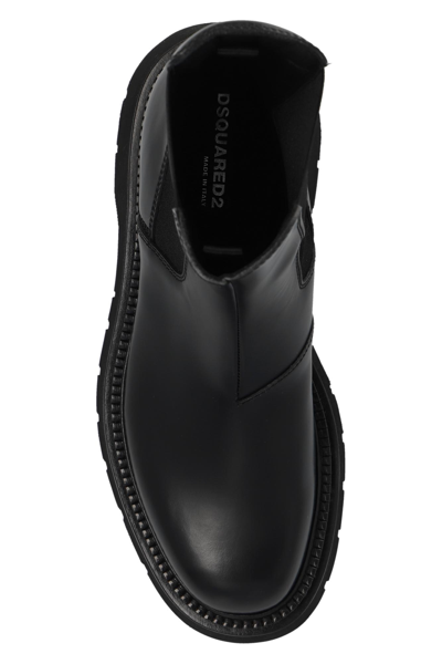 Shop Dsquared2 Urban Chelsea Boots In Black