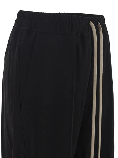 Shop Rick Owens Luxor Drawstring Cropped Trousers In Black