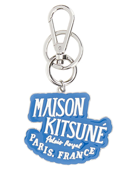 Shop Maison Kitsuné Printed Metal Keyring