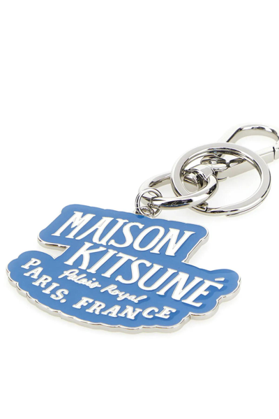 Shop Maison Kitsuné Printed Metal Keyring
