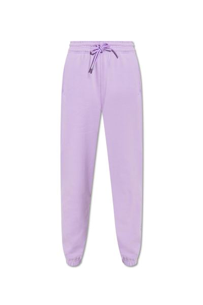 Shop Adidas By Stella Mccartney Sweatpants With Logo In Purple