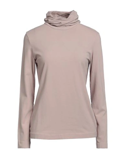 Shop European Culture Woman T-shirt Dove Grey Size Xl Cotton, Lycra