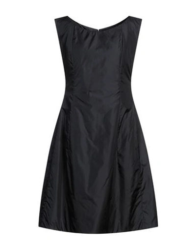Shop Aspesi Woman Mini Dress Black Size 6 Polyamide