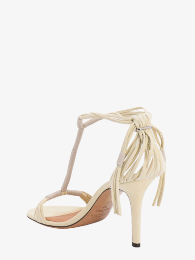 Shop Isabel Marant Woman Anssi Woman White Sandals