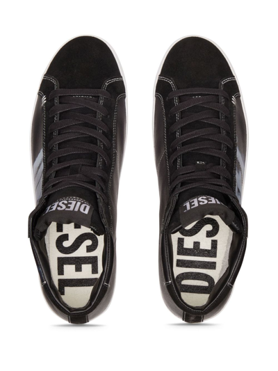 Shop Diesel S-leroji X High-top Sneakers In Black