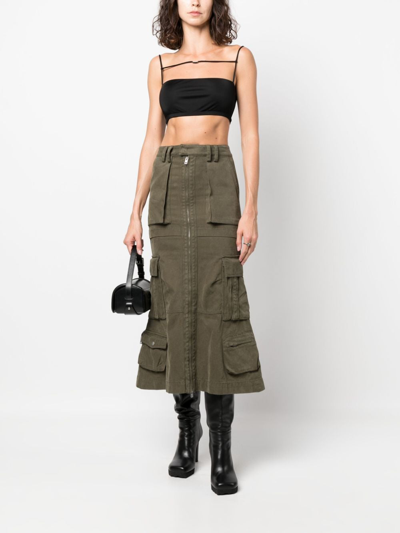 Dsquared2 Icon-plaque Spaghetti-strap Top In Black