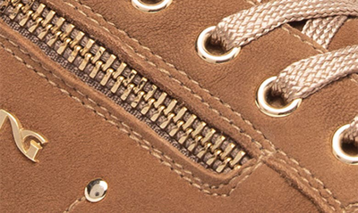 Nerogiardini Platform Wedge Sneaker In Malt