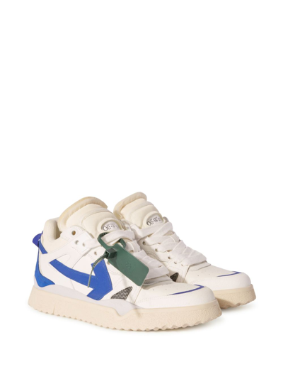 Shop Off-white Mid Top Sponge Sneakers In White