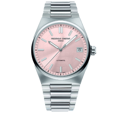 Shop Frederique Constant Women's Swiss Automatic Highlife Stainless Steel Bracelet Watch 34mm In Silver