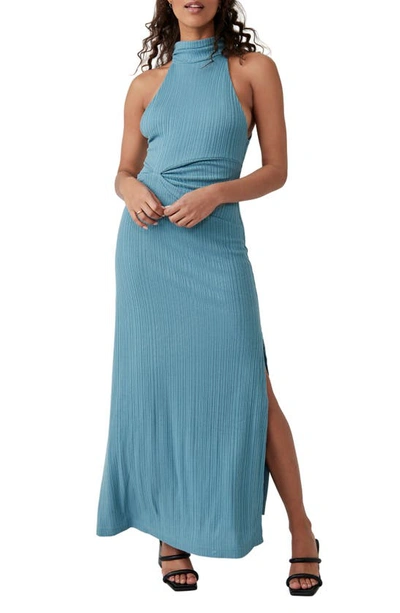 Shop Free People Athea Maxi Dress In Ancient Turquoise