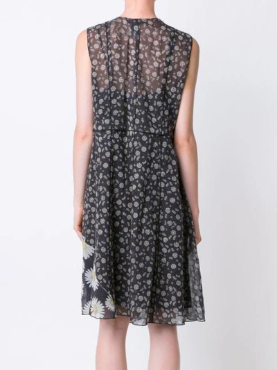 Shop Marc Jacobs Daisy Print Voile Dress In Multicolour