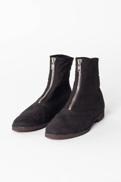 Shop Guidi 210 Linen Boot In 45.5