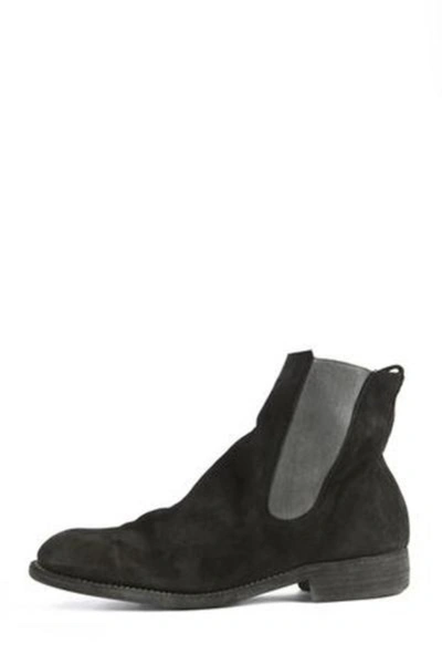Shop Guidi 96 Calf Reverse Boots In Black In 45